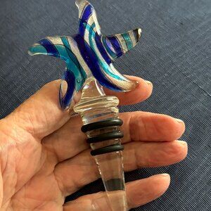 Murano Art Deco Collection Wine Bottle Stoppers